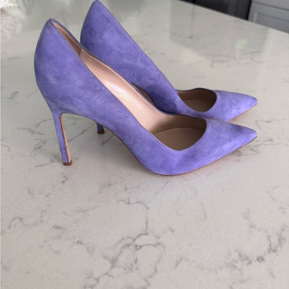 Manolo Blahnik Purple Women's Shoes - Picture 2 of 4